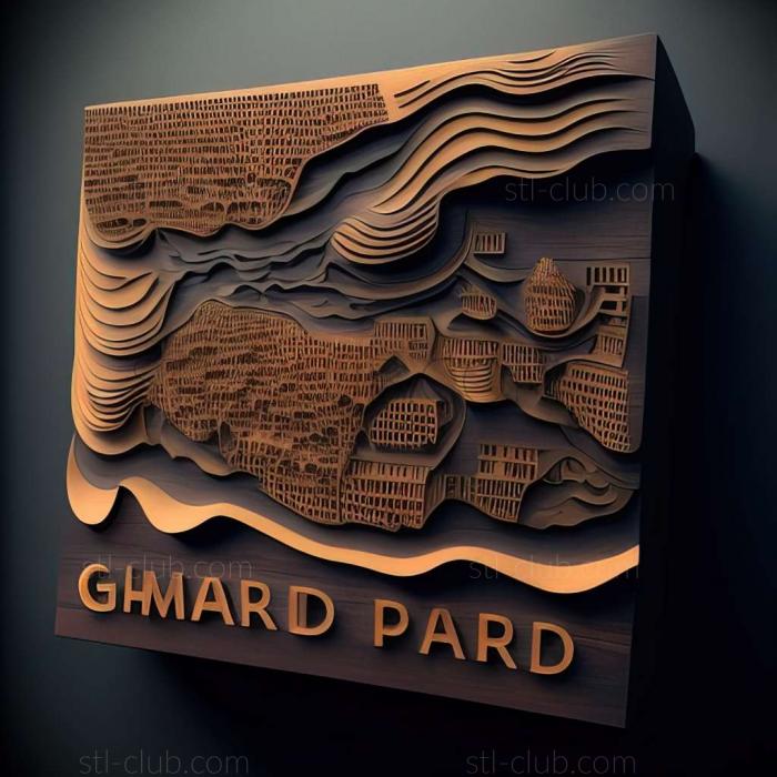 3D model Grand Rapids in the United States (STL)